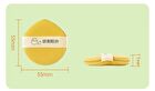 Yaozhi Polished Leather Powder Puff Set - 2 Types - Matcha Pie (3pcs)