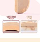 Yaozhi Polished Leather Powder Puff Set - 2 Types - Red bean Pie (3pcs)