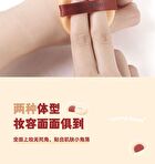 Yaozhi Polished Leather Powder Puff Set - 2 Types - Red bean Pie (3pcs)