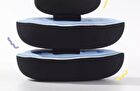 Yaozhi Marshmallow Powder Puff Set with Case - Blue (3pcs)