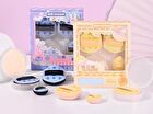 Yaozhi Marshmallow Powder Puff Set with Case - Blue (3pcs)