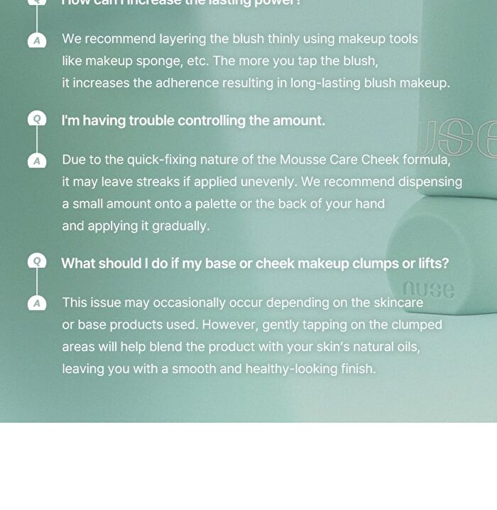 Mousse Care Cheek Handy - 8 Colors - #04 Appley