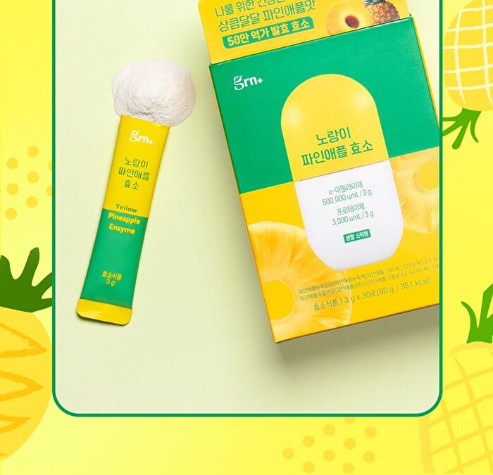 Yellow Pineapple Enzyme - 3g x 30 sticks