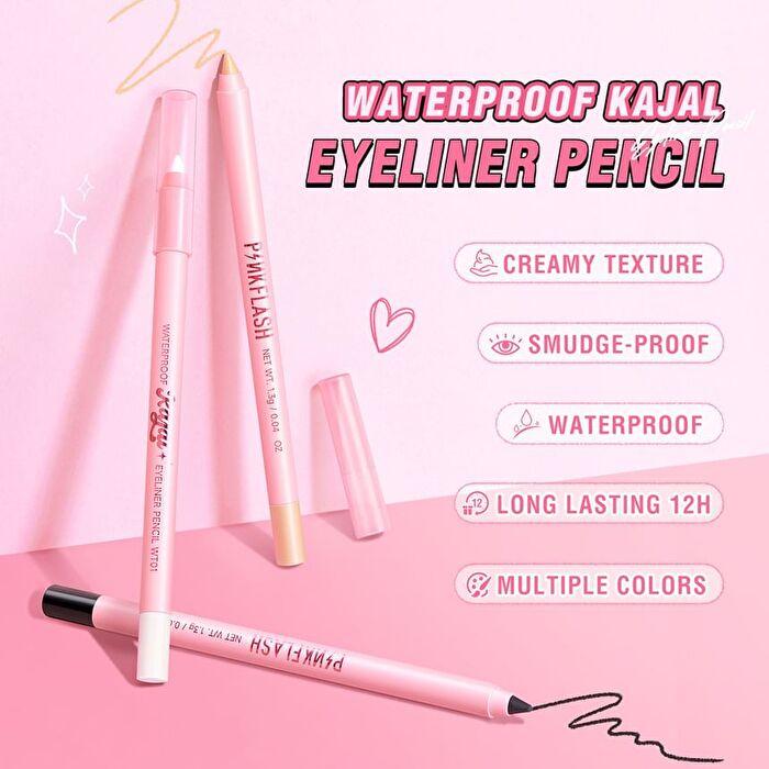 Pinkflash Waterproof Eyeliner Pencil - 3 Colors - #NU01 Nude