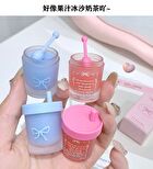 Juicy Straw Cup Lip Mask - 2 Colors - 02# Strawberry - 4.8g