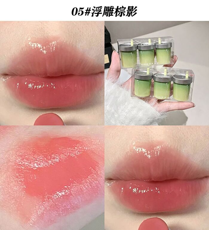 Garden Season Straw Cup Glossy Lipstick - 6 Colors - 04# Cupid - 5g