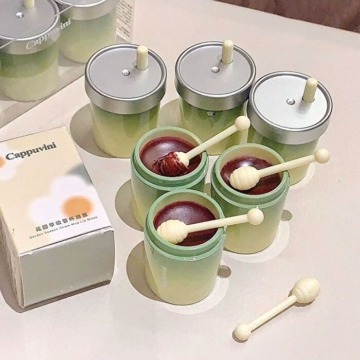 Garden Season Straw Cup Glossy Lipstick - 6 Colors - 04# Cupid - 5g