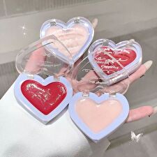 Cappuvini Heart-Flipped Jelly Highlighter Balm - 2 Colors - 01# Watery Jelly - 3.3g