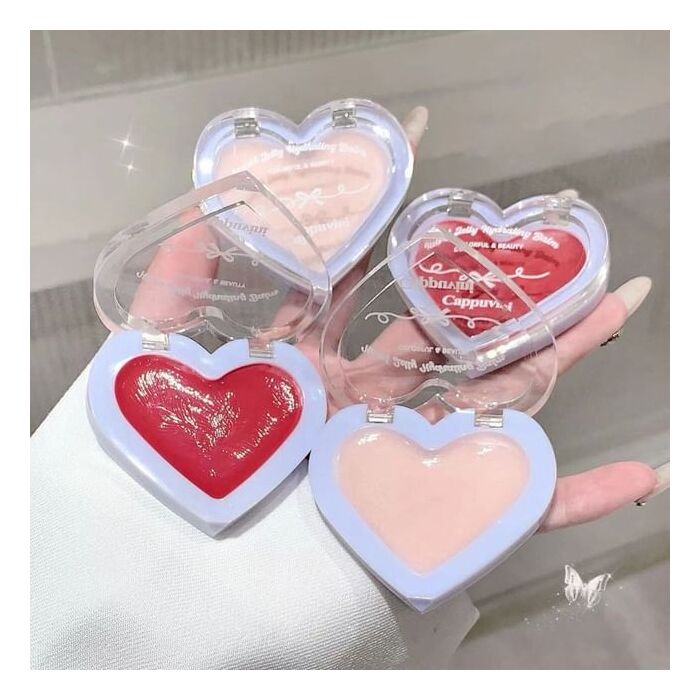 Heart-Flipped Jelly Highlighter Balm - 2 Colors - 01# Watery Jelly - 3.3g