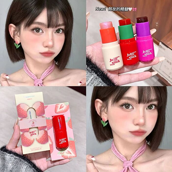 Jelly Color-Changing Blush Stick - 3 Colors - 03# Blueberry Purple - 8g