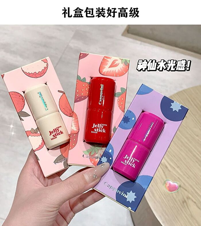 Jelly Color-Changing Blush Stick - 3 Colors - 03# Blueberry Purple - 8g