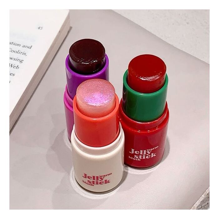 Jelly Color-Changing Blush Stick - 3 Colors - 02# Strawberry Pink - 8g