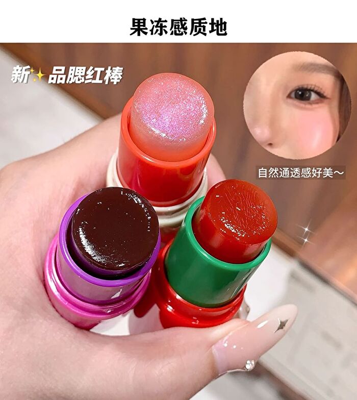 Jelly Color-Changing Blush Stick - 3 Colors - 01# Lychees Pink - 8g