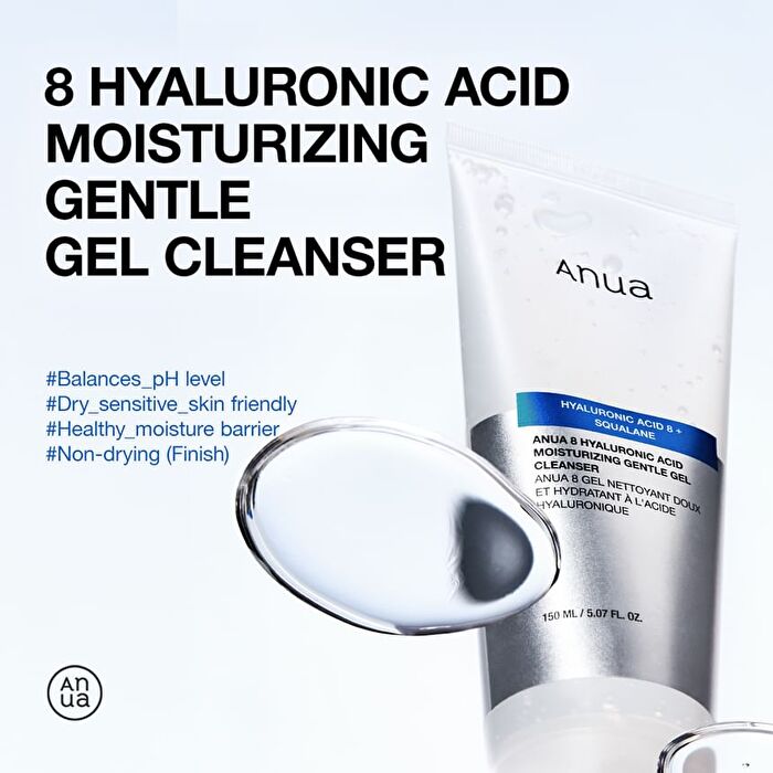 8 Hyaluronic Acid Moisturizing Gentle Gel Cleanser - 150ml