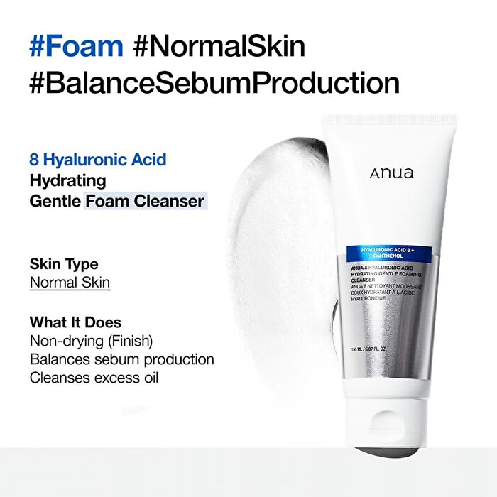 8 Hyaluronic Acid Moisturizing Gentle Gel Cleanser - 150ml
