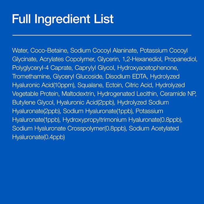8 Hyaluronic Acid Moisturizing Gentle Gel Cleanser - 150ml