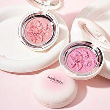 Velvety Flower Embossed Blusher- 3 Colors - M01# Cheerful Pink - 5.5g