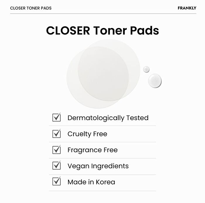 Frankly Closer Pore Tightening Toner Pads - 70 pads