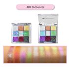 9 Colors Glittery Chameleon Eyeshadow Palette - Encounter - #8g