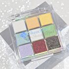 9 Colors Glittery Chameleon Eyeshadow Palette - Encounter - #8g