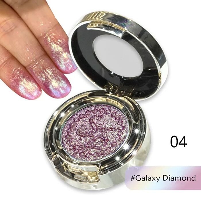 Vitality Series Chameleon Single Color Eyeshadow - 4-5 - #04 Galaxy Diamond - 1.8g