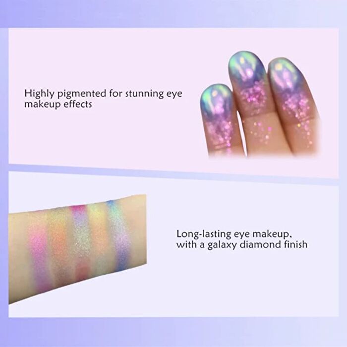 Vitality Series Chameleon Single Color Eyeshadow - 4-5 - #04 Galaxy Diamond - 1.8g