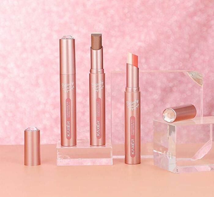 Colorful Two-Color Eyeshadow Stick - 6 Types - 01# Peach Blossom - 3.8g