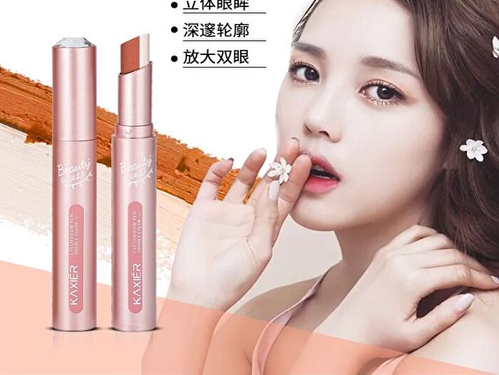 Colorful Two-Color Eyeshadow Stick - 6 Types - 01# Peach Blossom - 3.8g