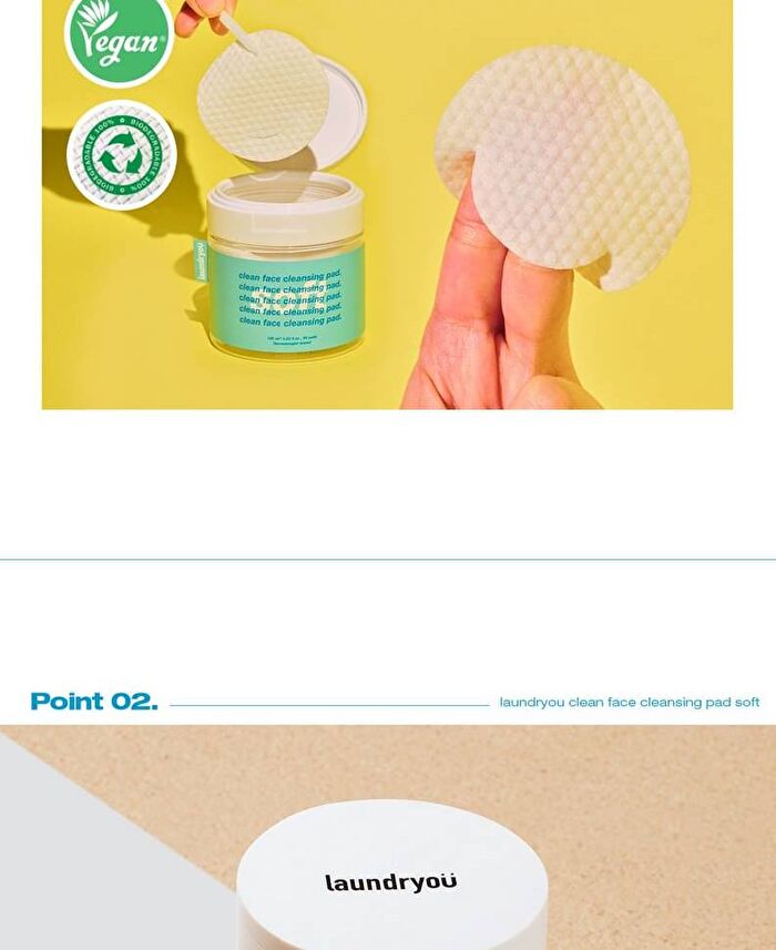 Clean Face Cleansing Pad Soft - 60 pads