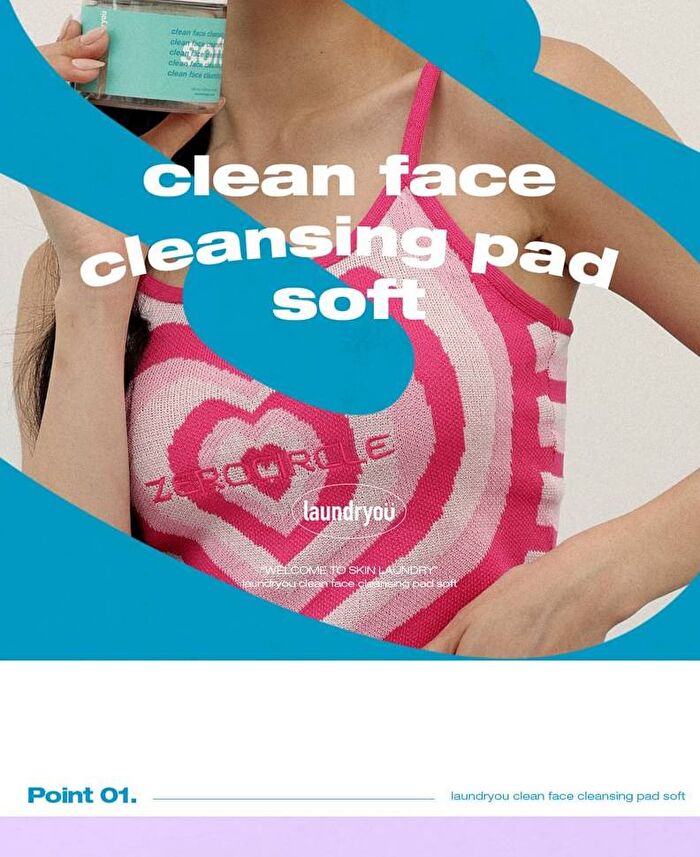 Clean Face Cleansing Pad Soft - 60 pads