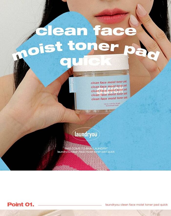Clean Face Moist Toner Pad Quick - 60 pads