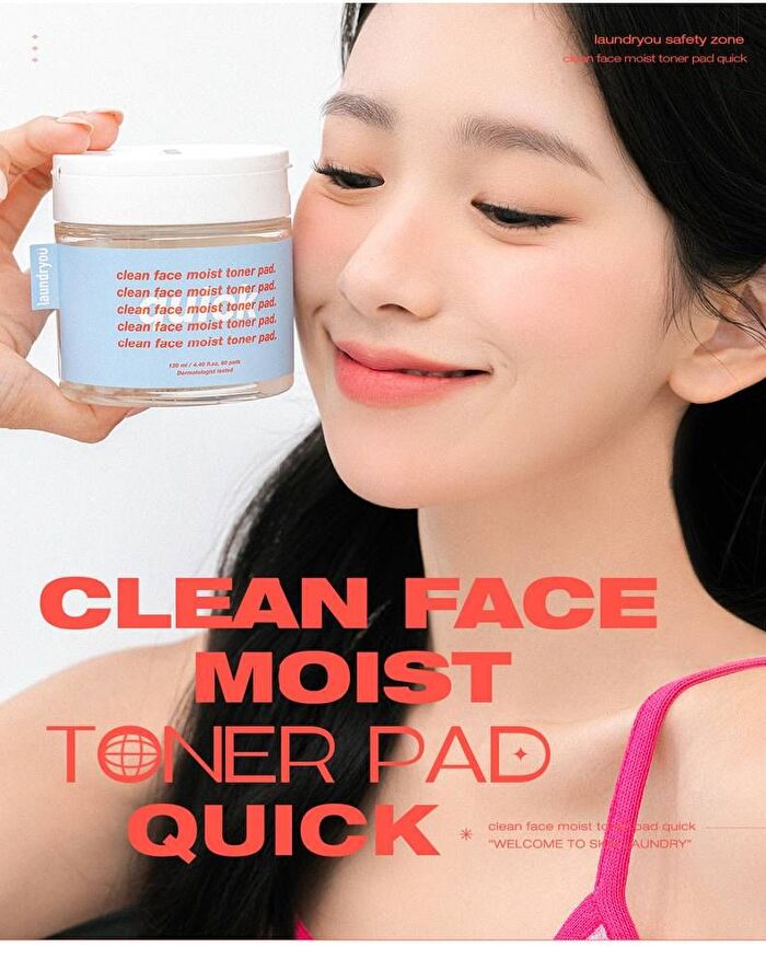 Clean Face Moist Toner Pad Quick - 60 pads
