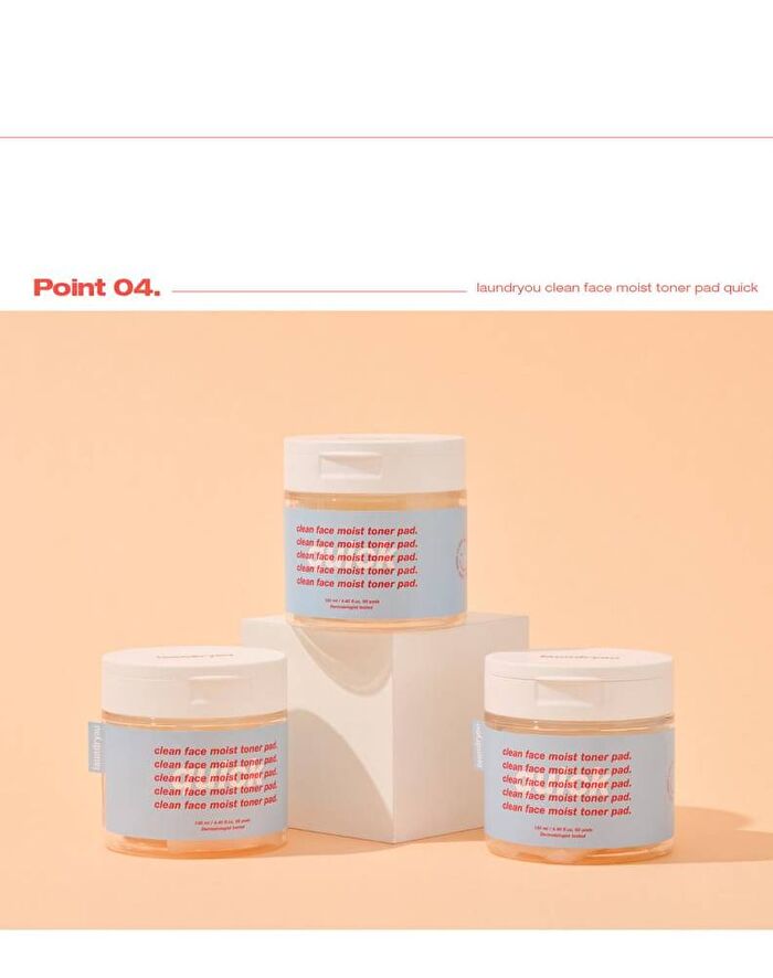 Clean Face Moist Toner Pad Quick - 60 pads