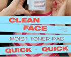 Clean Face Moist Toner Pad Quick - 60 pads