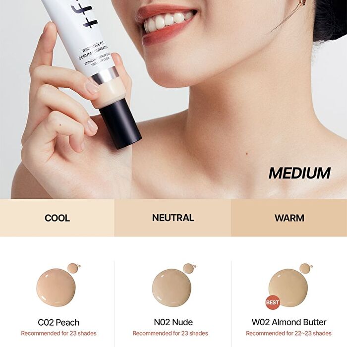 Tfit Radiance Fit Serum Foundation - 19 Colors - C03 Rosy