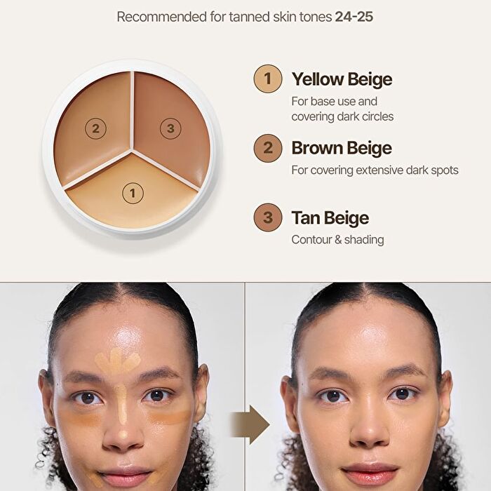 Tfit Cover Up Pro Concealer - 6 Colors - #00 Light