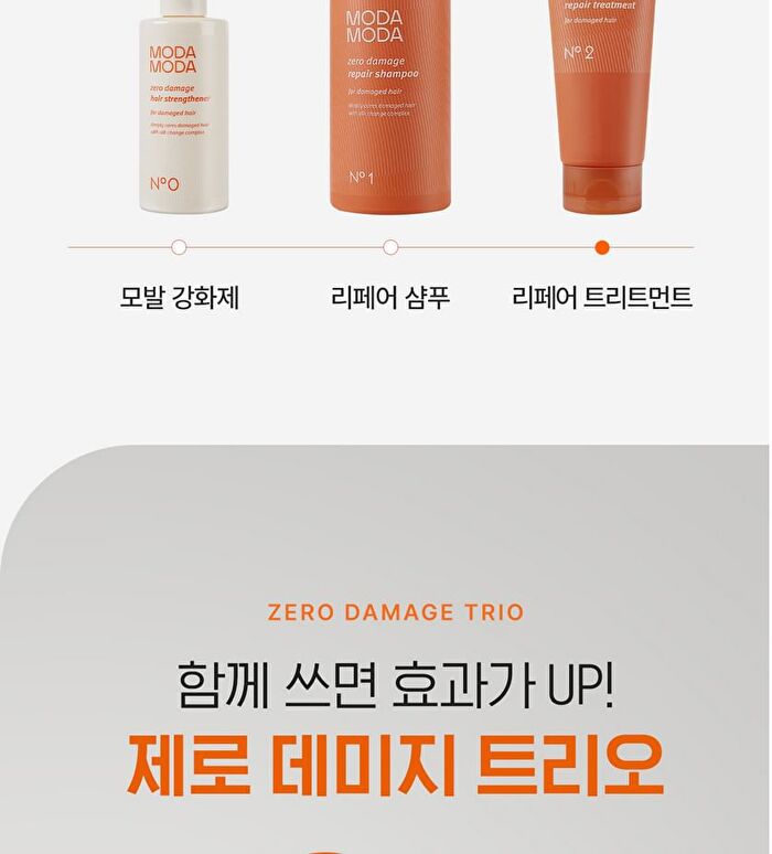 Modamoda Zero Damage Repair Treatment - 200g
