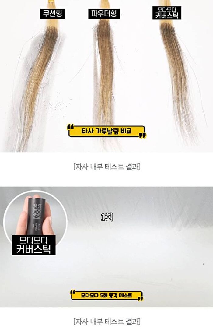 Modamoda Pro-Change Hair Cover Stick - 3 Colors - #01 Natural Black