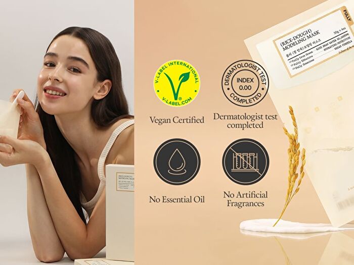 Fully Rice-Dough Modeling Mask Set - 50g x 4 packs