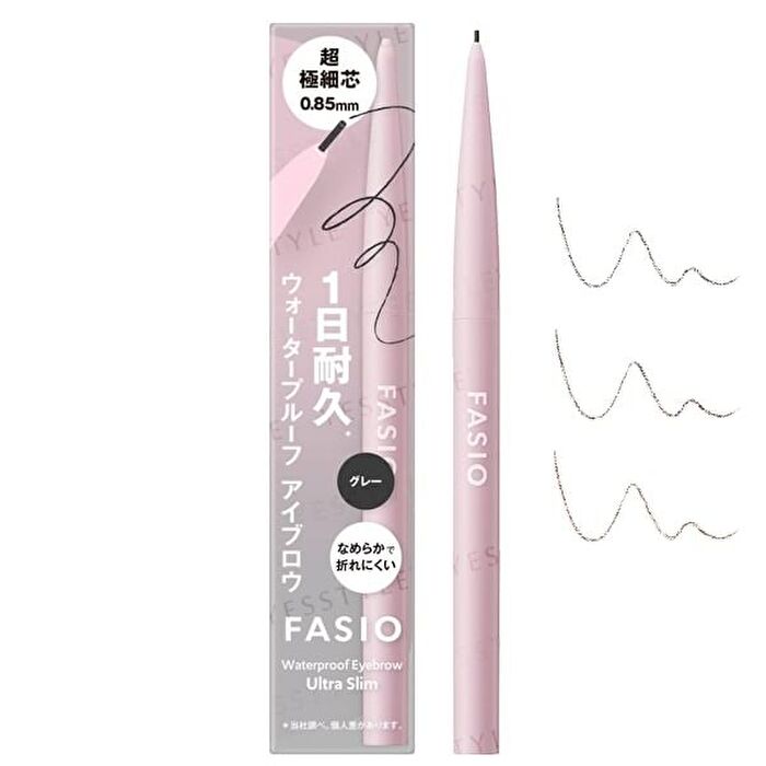 Fasio Waterproof Eyebrow Ultra Slim - 01 Gray