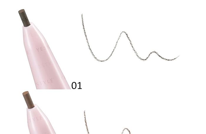 Fasio Waterproof Eyebrow Ultra Slim - 01 Gray