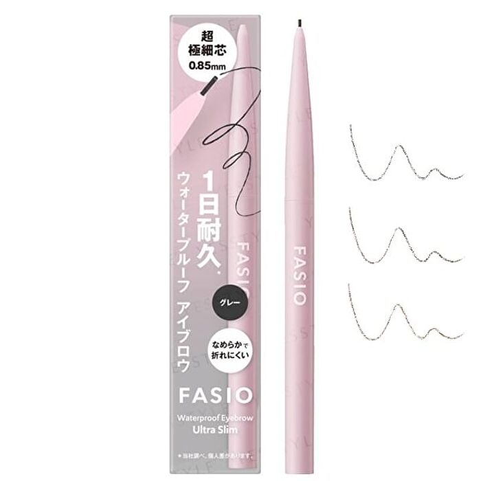 Fasio Waterproof Eyebrow Ultra Slim - 01 Gray