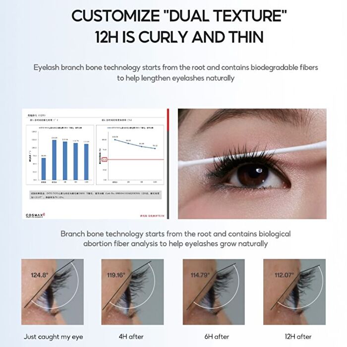 Double-ended Mascara - 2 Colors - #DM01 Deep Black - 4g+3g