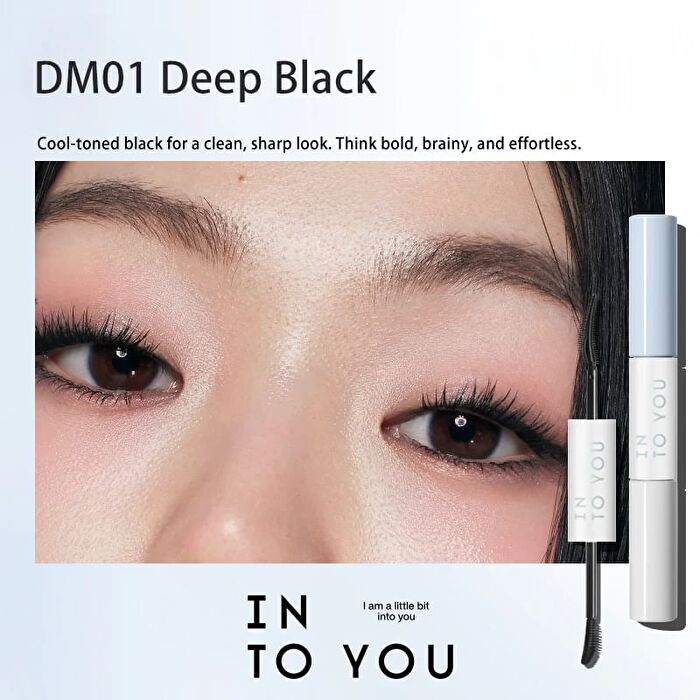 Double-ended Mascara - 2 Colors - #DM01 Deep Black - 4g+3g