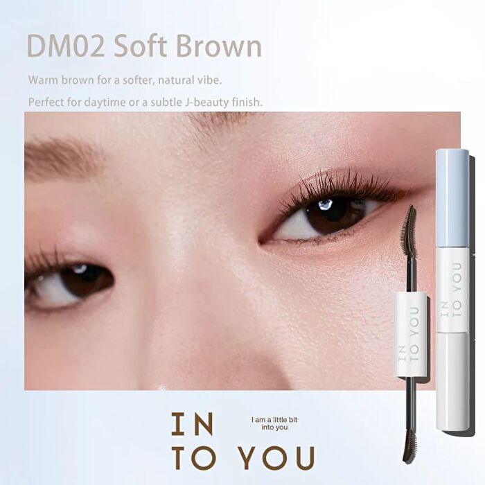Double-ended Mascara - 2 Colors - #DM01 Deep Black - 4g+3g