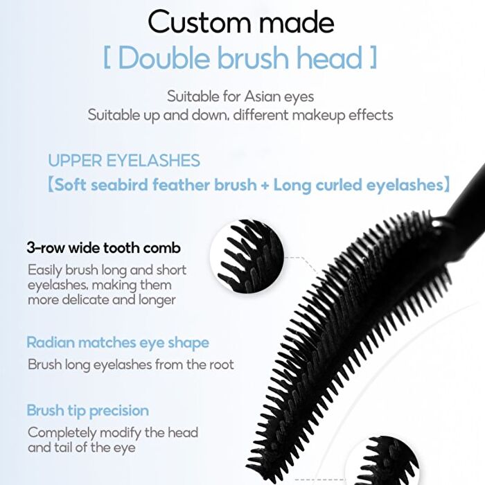 Into You Double-ended Mascara - 2 Colors - #DM02 Light Brown - 4g+3g