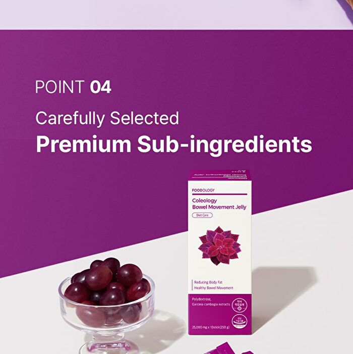 Foodology Coleology Bowel Movement Jelly - 25000mg x 10 sticks