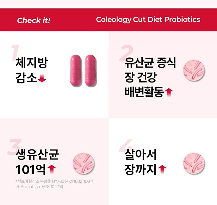 Foodology Coleology Cut Diet Probiotics - 350mg x 20 capsules