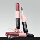 Dual Effect Essence Lip Gloss - 10 Colors - D08# Lychee Sweet Tea (3ml x 2)
