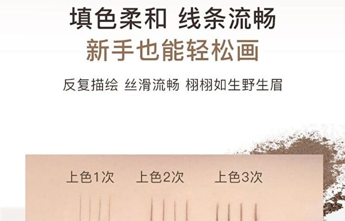 Gella\'s Blade-edge Eyebrow Pencil - 4 Colors - #01 Dark Brown - 180mg